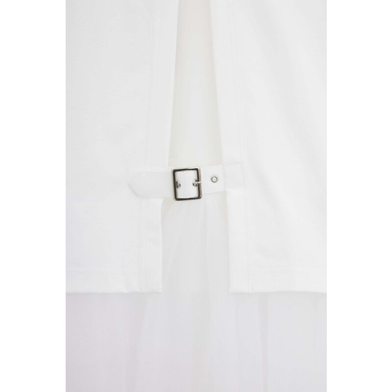 Comme Des Garcons Kei Ninomiya T-Shirt in cotone bianco