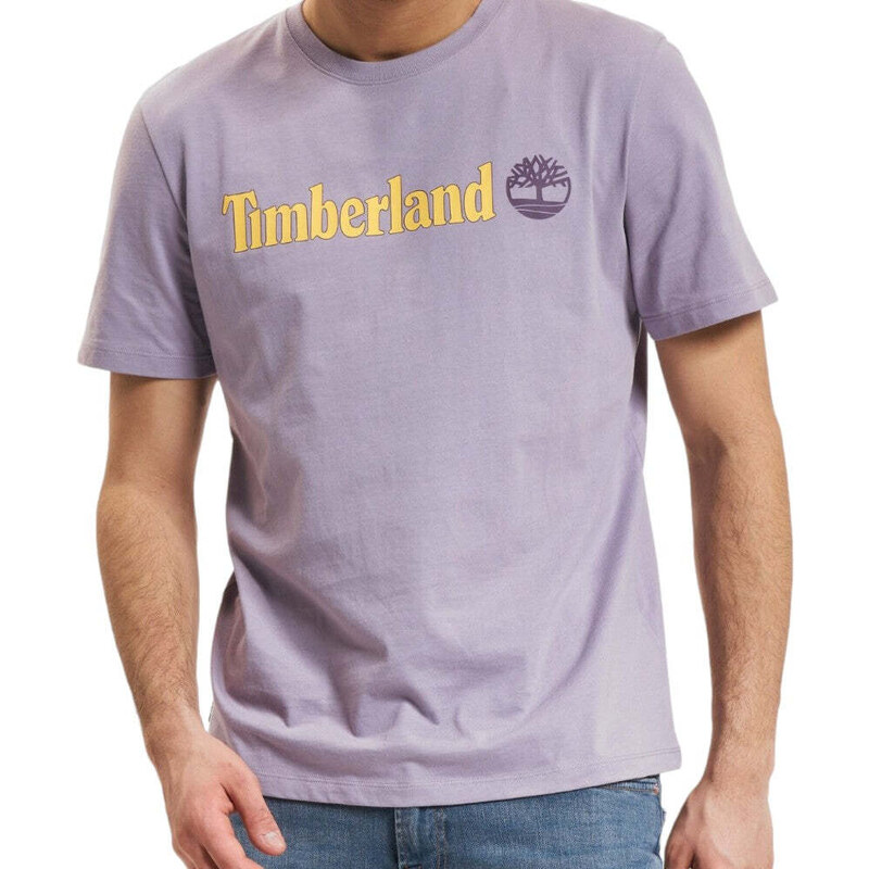 Timberland t-shirt glicine logo lineare TB0A5UPQEG7