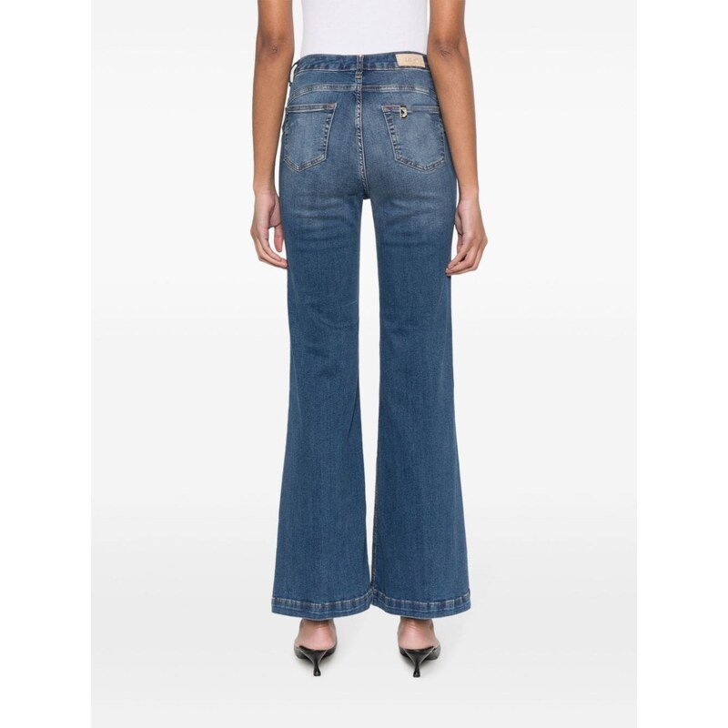 Sotala Jeans Bootcut Donna Stretch Vita Bassa - Pantaloni A Zampa Larga Blu - Foto 2