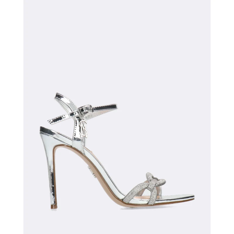 Sandalo con tacco Black/multicolor Steve Madden - Le Follie Shop