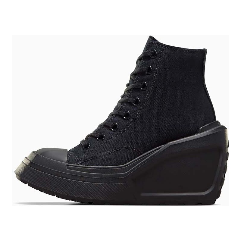 Converse scarpe da ginnastica Chuck 70 De Luxe Wedge donna colore nero A08094C