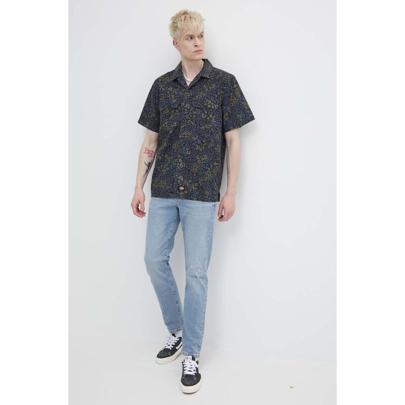 Dickies camicia in cotone SALTVILLE SHIRT SS uomo DK0A4YS3