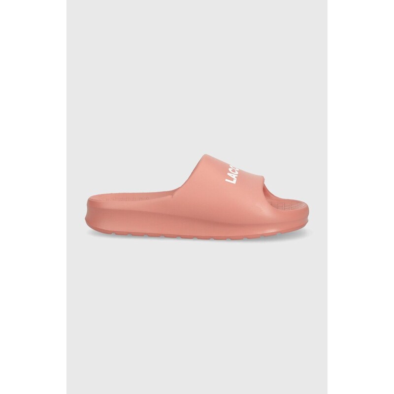 Lacoste ciabatte slide Serve Slide 2.0 donna colore rosa 47CFA0020