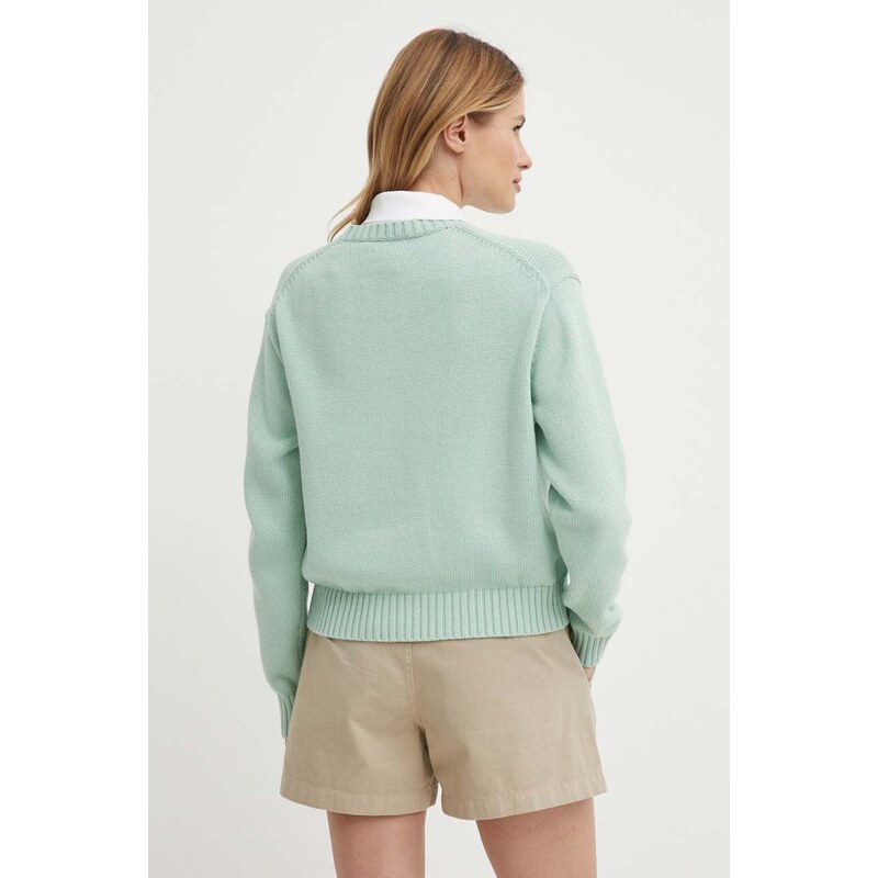 Polo Ralph Lauren maglione in cotone colore verde 211935309