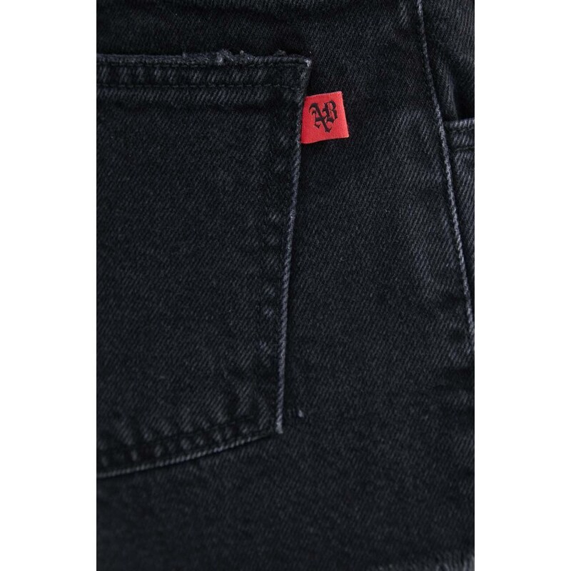 Aniye By pantaloncini di jeans donna colore nero 185410