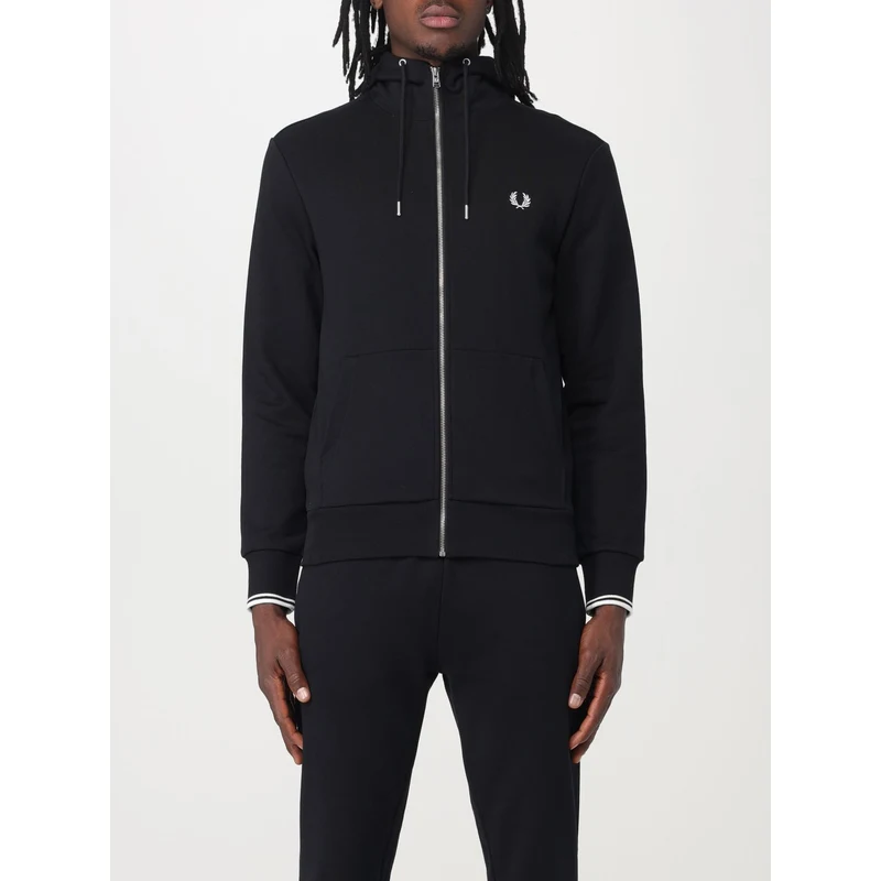 Felpa Con Cappuccio Uomo Charles Wilson - Misto Cotone Con Zip - Foto 10