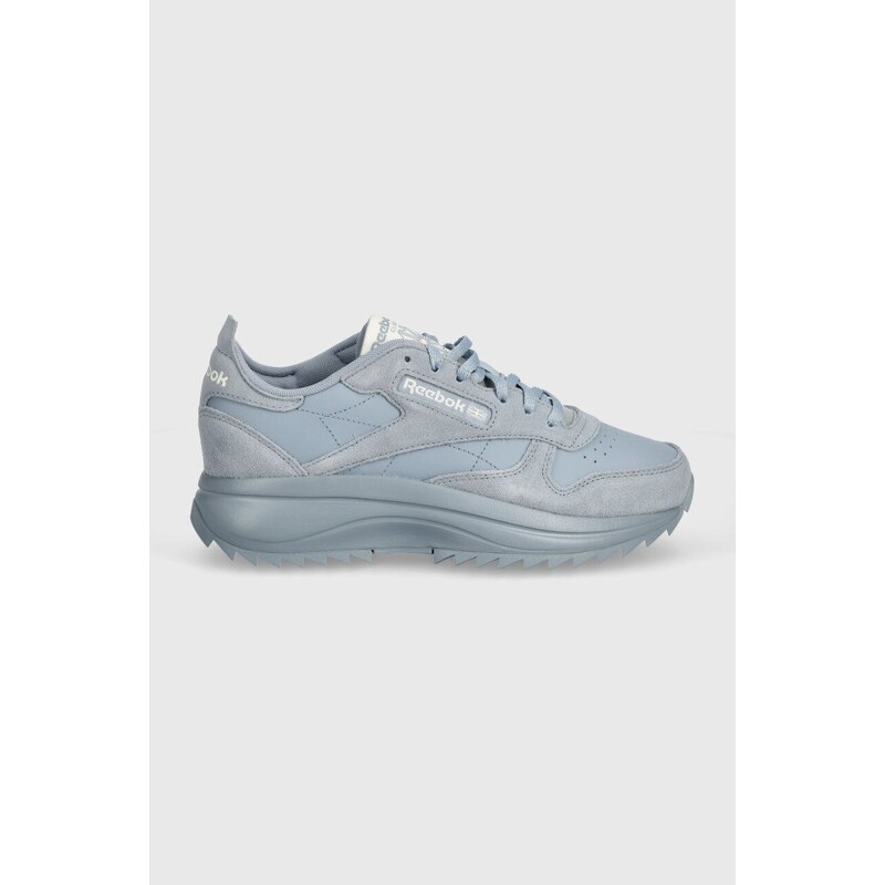 Reebok Classic sneakers in pelle Classic Leather colore blu 100074380