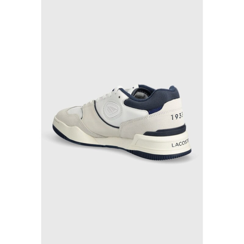 Lacoste sneakers in pelle Lineshot Leather Logo colore bianco 47SMA0062
