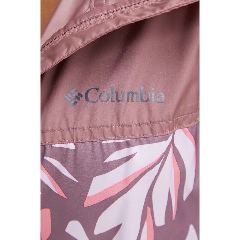 Columbia giacca antivento TERREXFlash Challenger colore rosa 1989503