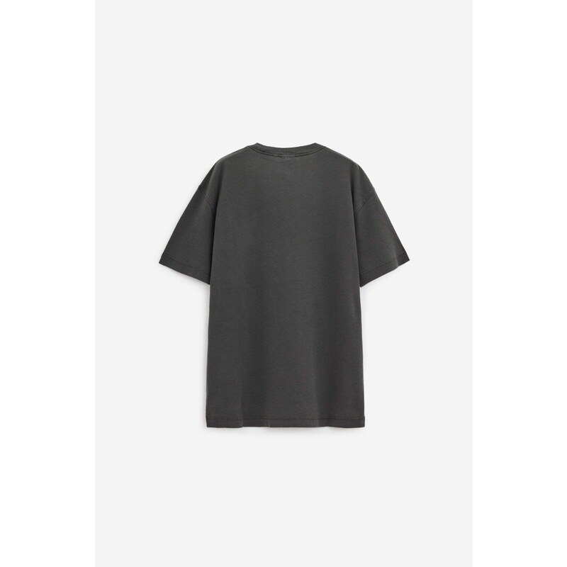 Carhartt WIP T-Shirt SS NELSON in cotone antracite