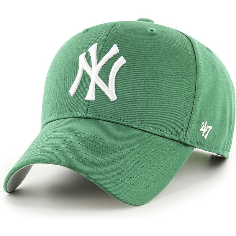 '47 BRAND - Cappello da baseball Raised Basic New York Yankees - Colore: Verde,Taglia: TU