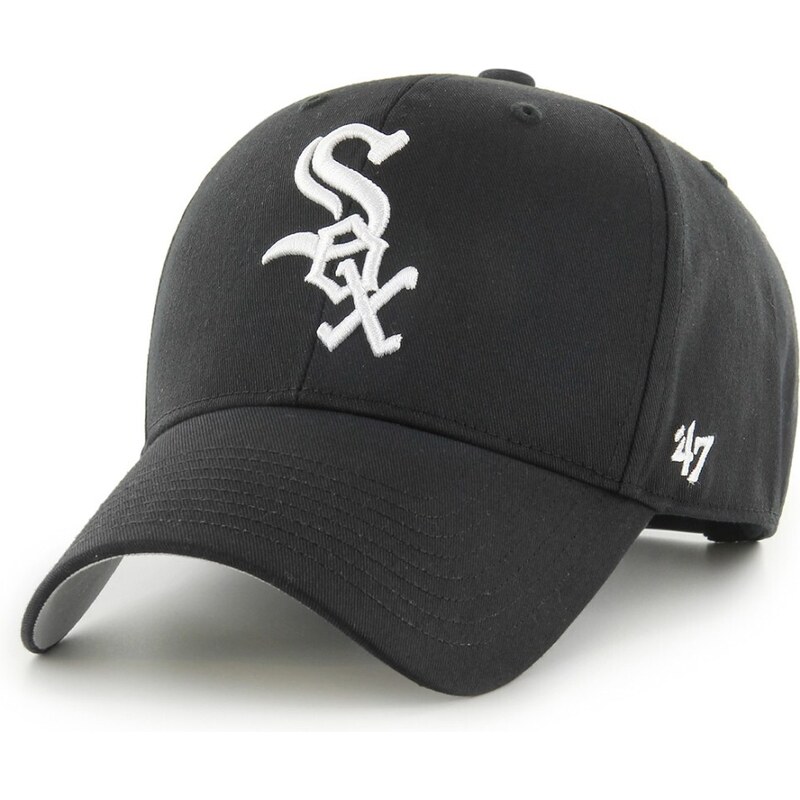 '47 BRAND - Cappellino da baseball Raised Basic Chicago White Sox - Colore: Nero,Taglia: TU