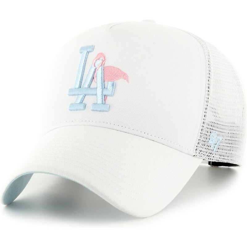 '47 BRAND - Cappello da baseball Icon Mesh Offside DT Los Angeles Dodgers - Colore: Bianco,Taglia: TU