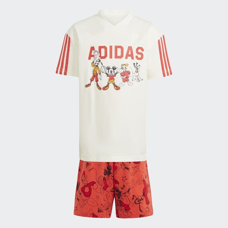 ADIDAS x DISNEY MICKEY MOUSE - Completo Mickey Mouse and Friends - Colore: Beige,Taglia: 4-5A