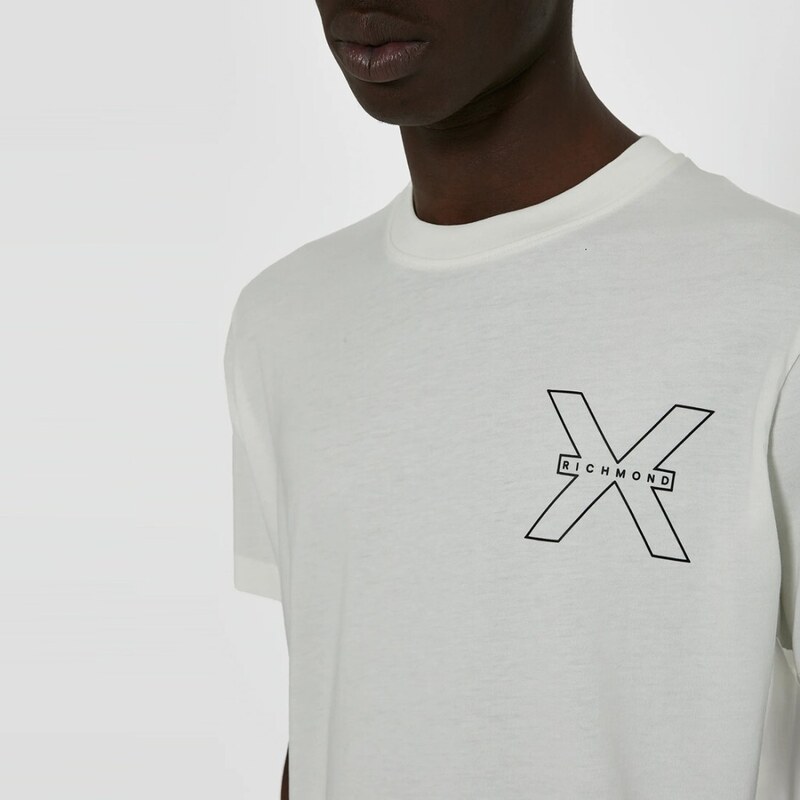 John Richmond RICHMOND X - T-shirt Rached - Colore: Bianco,Taglia: XXL