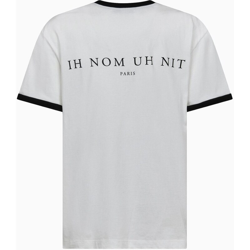 IH NOM UH NIT - T-shirt con stampa Mask Roses - Colore: Bianco,Taglia: L