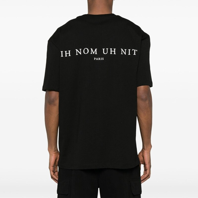 IH NOM UH NIT - T-shirt con stampa Mask - Colore: Nero,Taglia: S