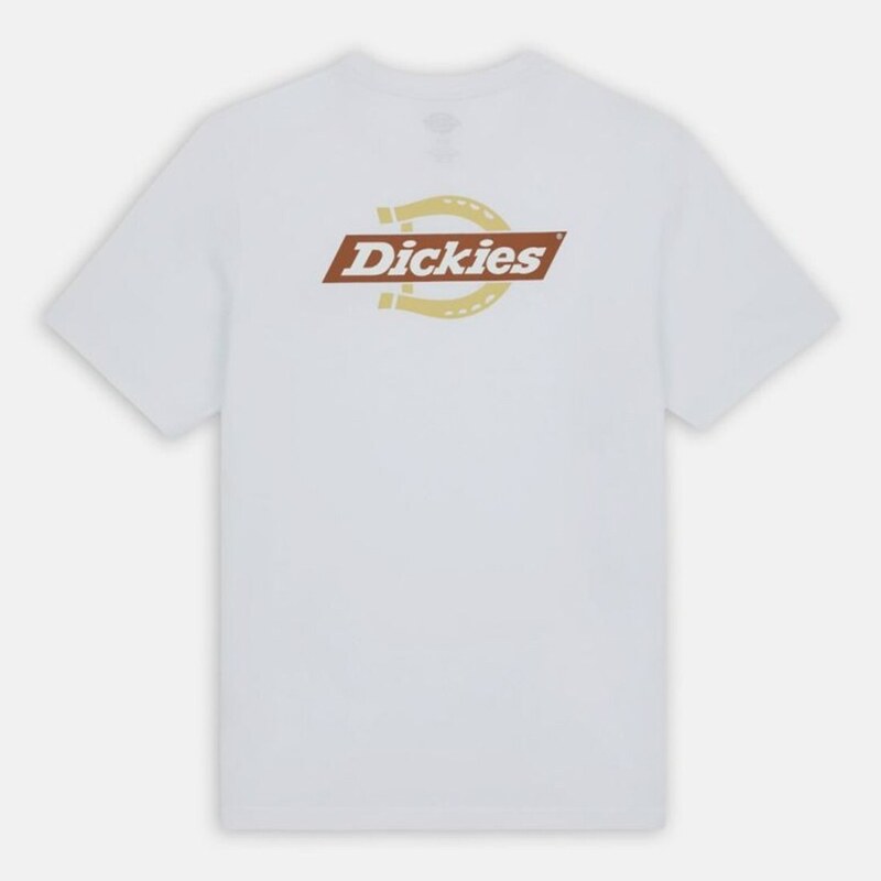 DICKIES - T-shirt Ruston - Colore: Bianco,Taglia: S