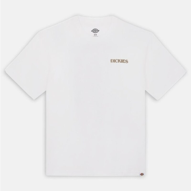 DICKIES - T-shirt Herndon - Colore: Bianco,Taglia: S