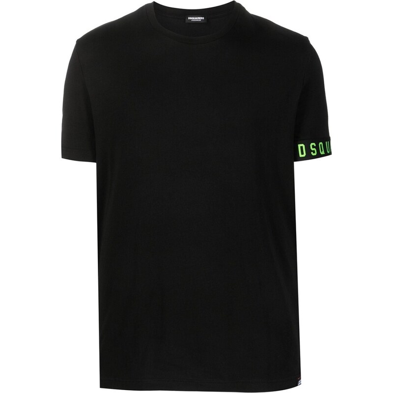 DSQUARED2 - T-shirt con logo - Colore: Nero,Taglia: XL