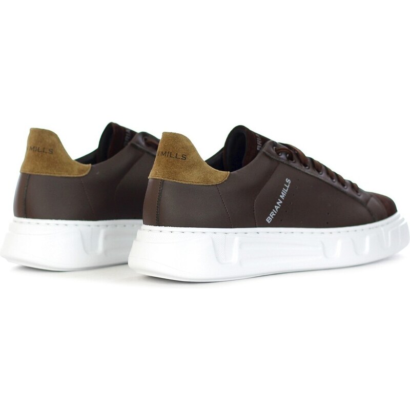 BRIAN MILLS - Sneakers con logo - Colore: Marrone,Taglia: 39