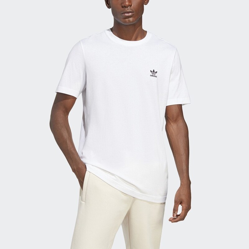 ADIDAS ORIGINALS - T-shirt Trefoil - Colore: Bianco,Taglia: XL