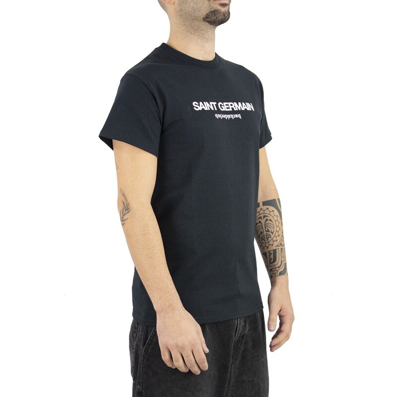 BACKSIDECLUB - T-shirt Mhx 760 Saint Germain - Colore: Nero,Taglia: M