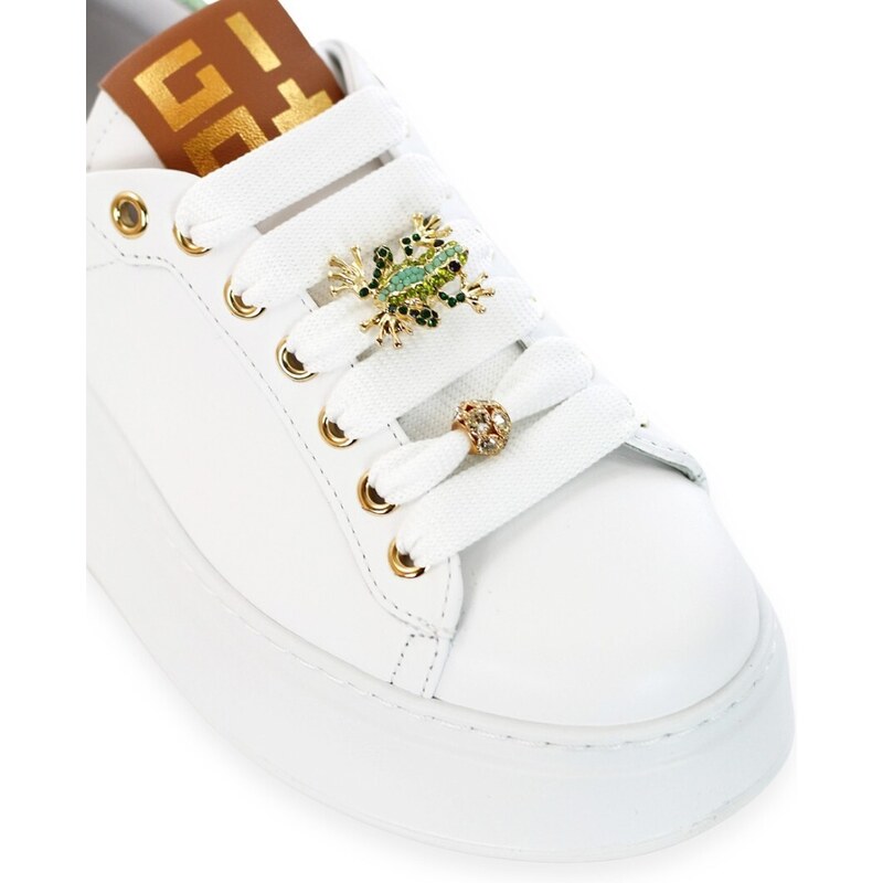 GIO+ - Sneakers Pia - Colore: Bianco,Taglia: 39