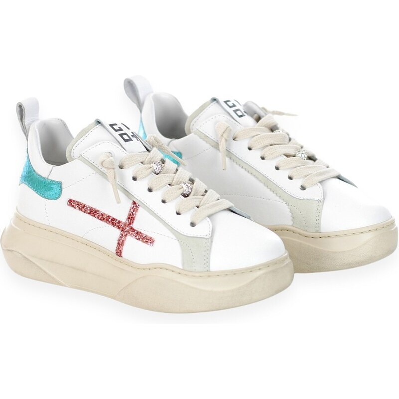 GIO+ - Sneakers Giada - Colore: Bianco,Taglia: 40