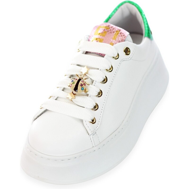 GIO+ - Sneakers Pia - Colore: Bianco,Taglia: 38