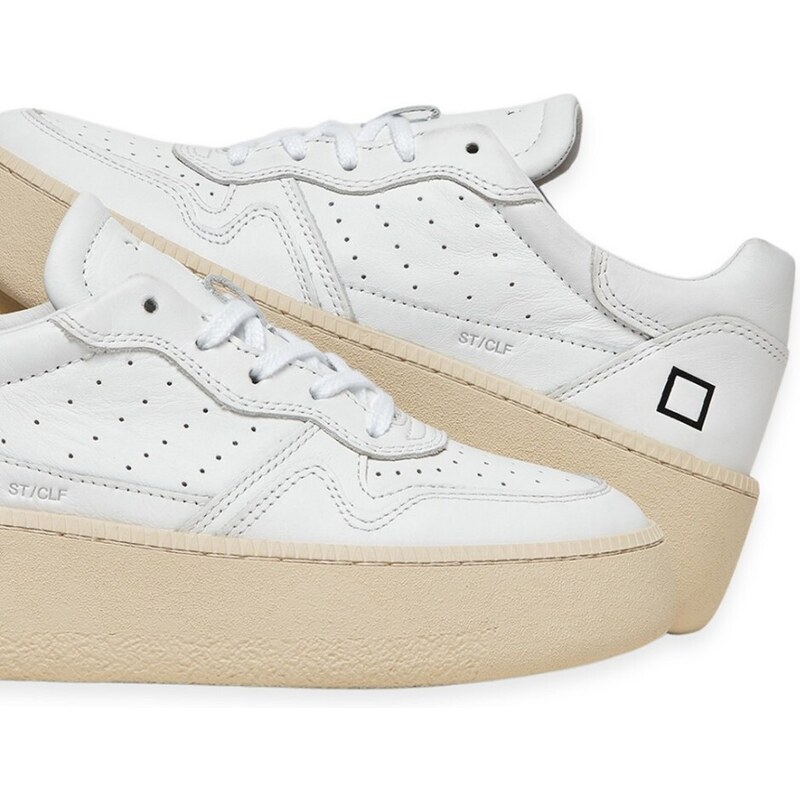 D.A.T.E - Sneakers Step - Colore: Bianco,Taglia: 37