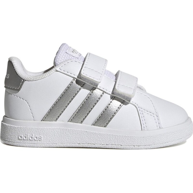 ADIDAS - Sneakers Grand Court Lifestyle Hook and Loop - Colore: Bianco,Taglia: 26