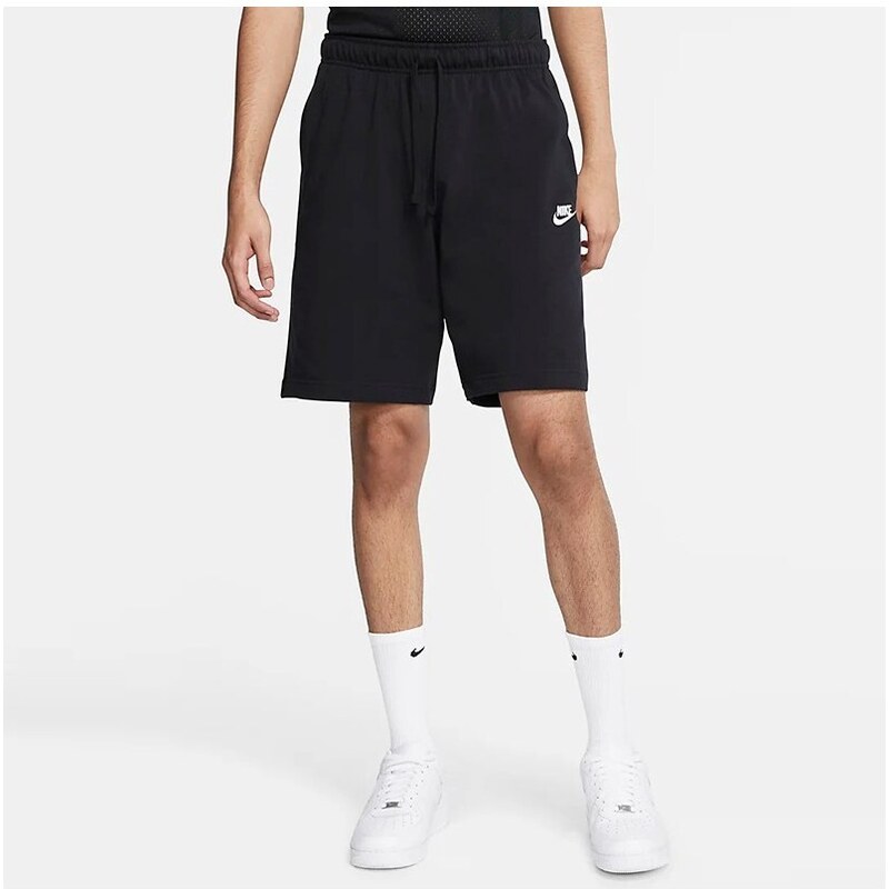 NIKE - Shorts con logo ricamato - Colore: Nero,Taglia: S