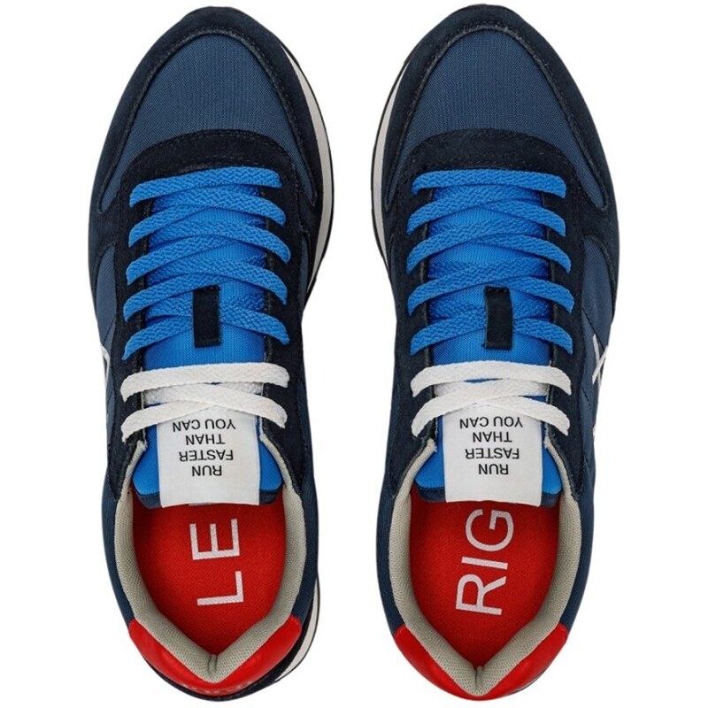 SUN68 - Sneakers Tom Solid - Colore: Blu,Taglia: 42