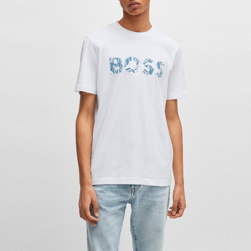 Hugo Boss BOSS - T-shirt Bossocean - Colore: Bianco,Taglia: M