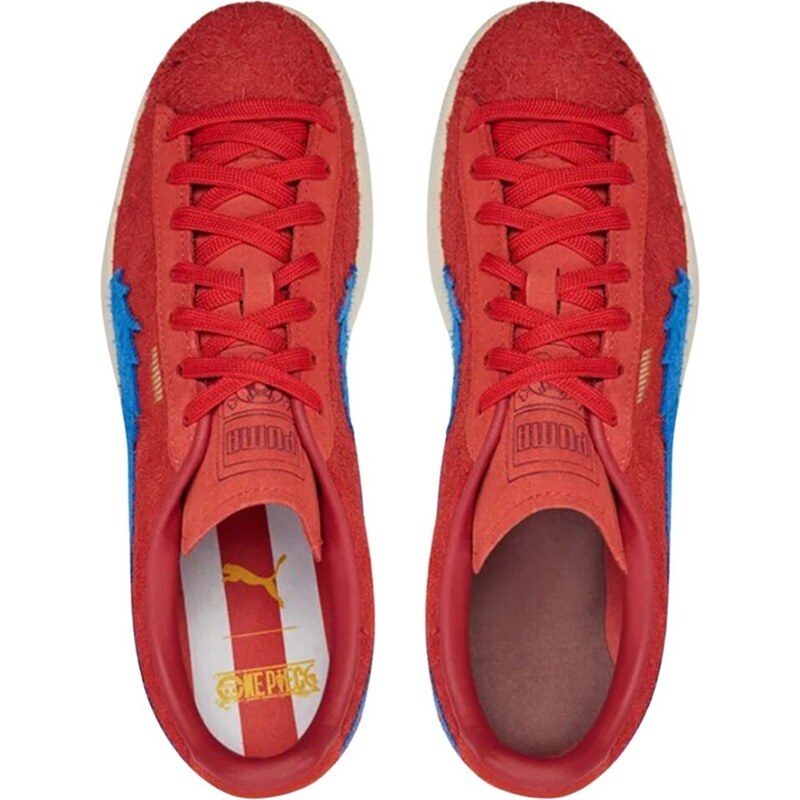 PUMA x ONE PIECE - Sneakers Suede Buggy the Genius Jester - Colore: Rosso,Taglia: 39