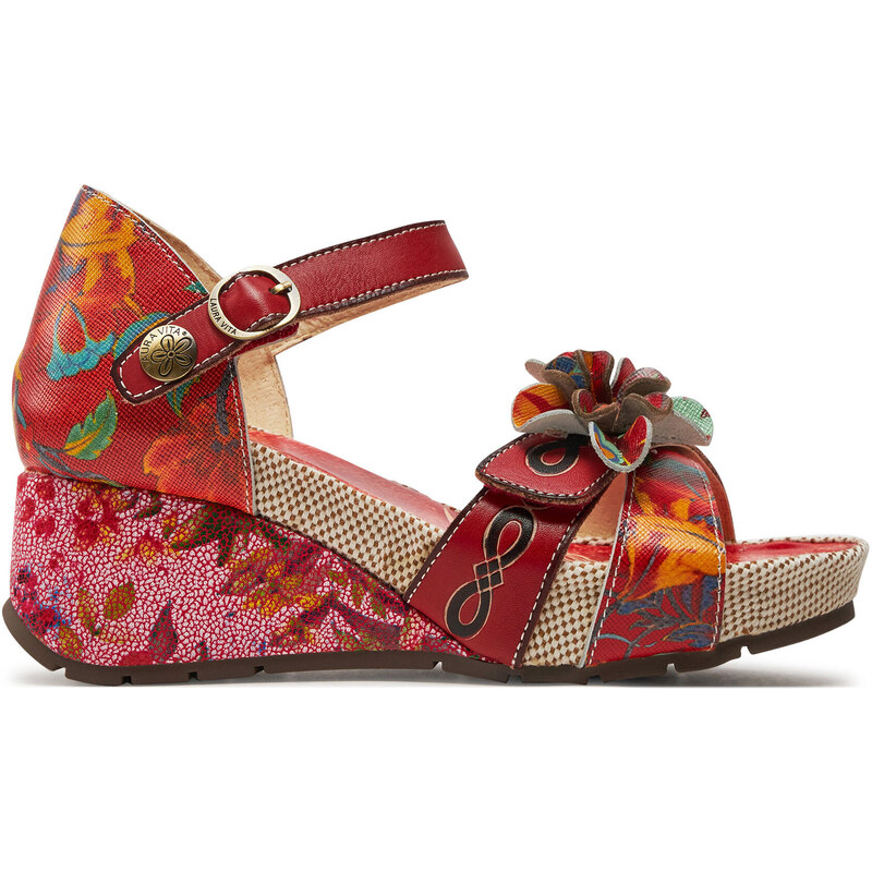 Laura Vita Barry Wedge Sandals in Perle – Beryl's Shoes
