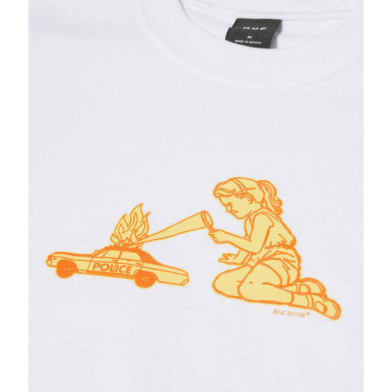 T-Shirt Huf Playtime,Bianco | TS02181§WHITE§955