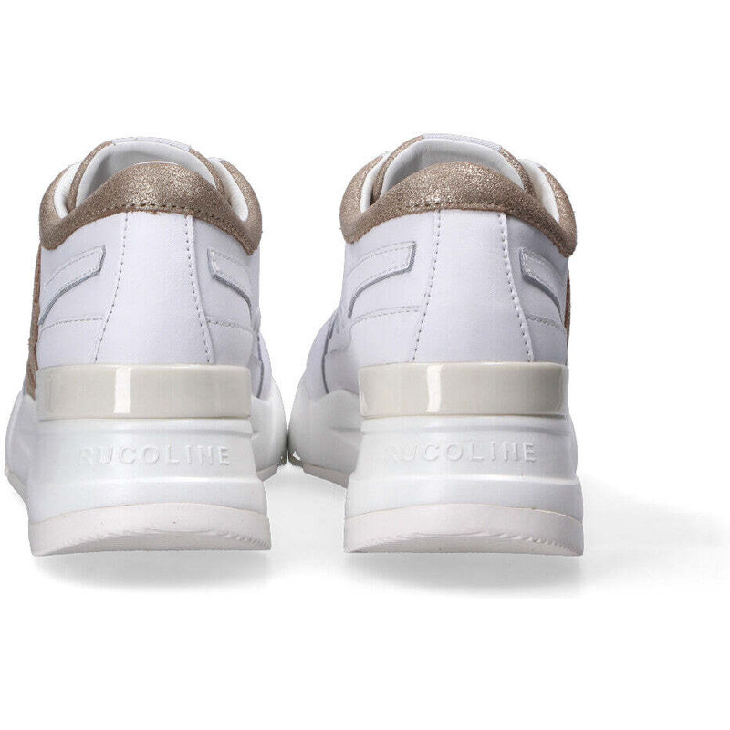 Rucoline sneaker R-Evolve pelle bianco oro