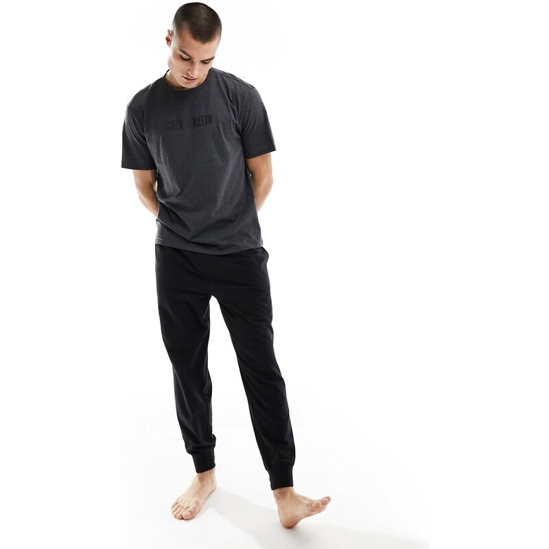 Calvin Klein - Intense Power - T-shirt da casa grigio antracite
