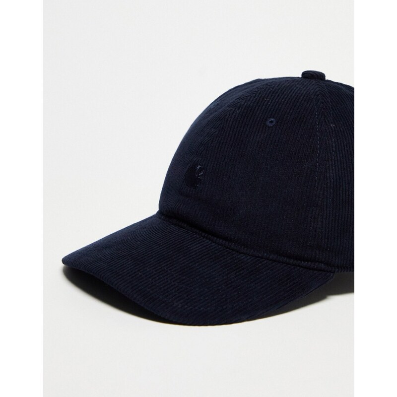 Carhartt WIP - Harlem - Cappellino in velluto a coste, colore blu navy