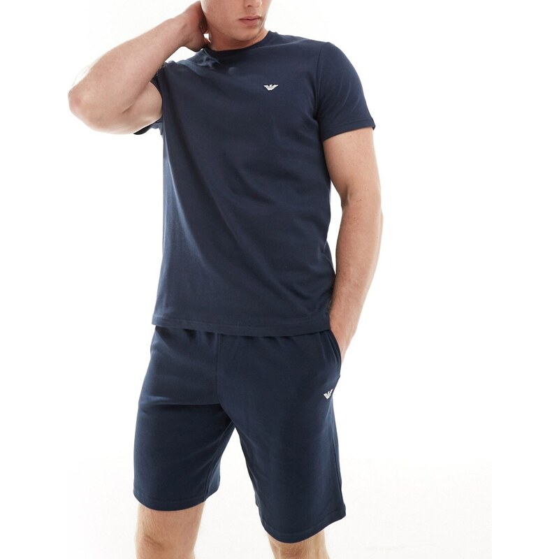Emporio Armani - Bodywear - Completo pigiama blu navy