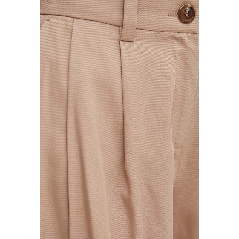Sisley pantaloni donna colore beige