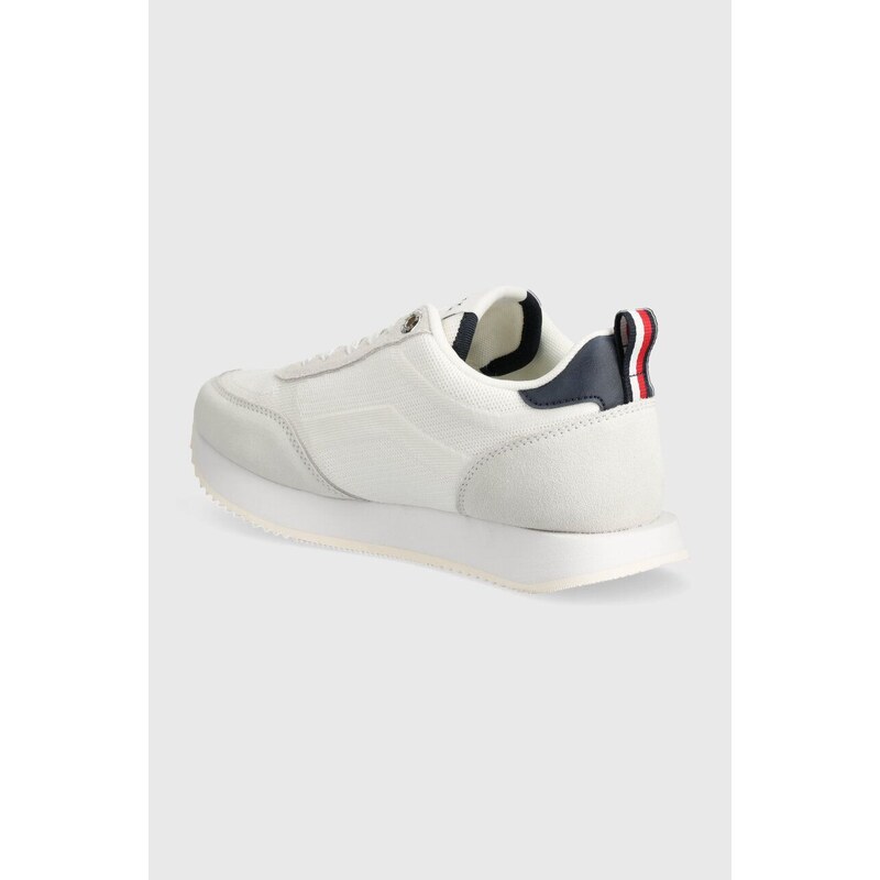 Tommy Hilfiger sneakers FLAG KNIT RUNNER colore bianco FW0FW07916