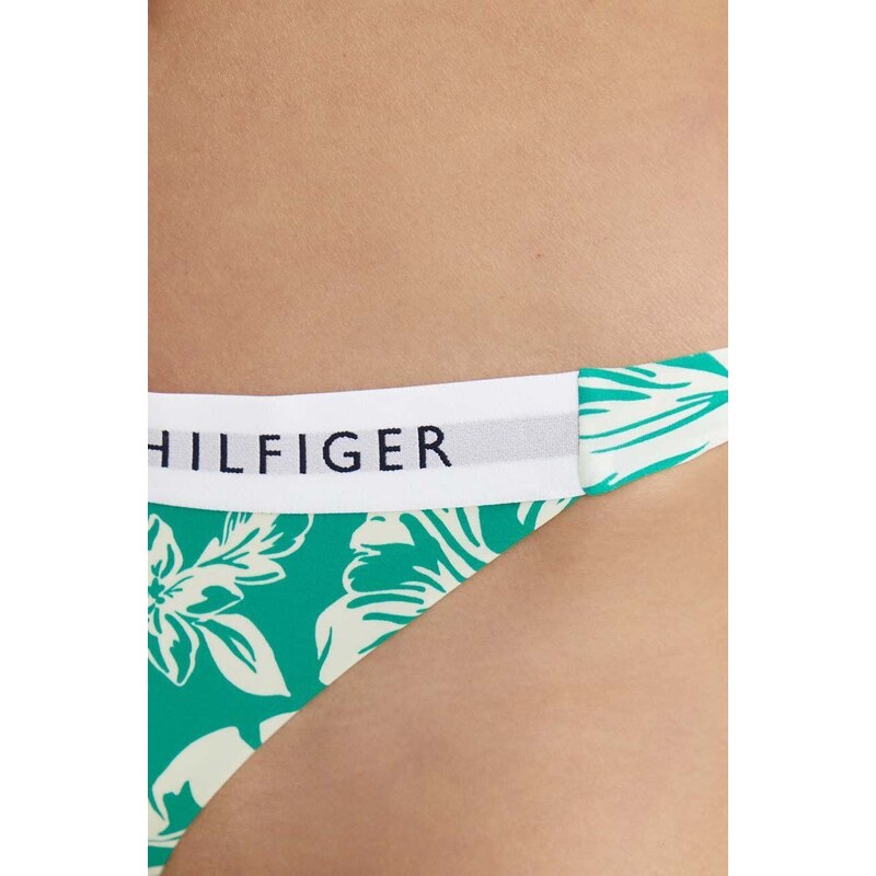 Tommy Hilfiger slip da bikini colore verde UW0UW05366