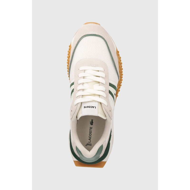 Lacoste sneakers L-Spin Deluxe Contrasted Accent colore bianco 47SMA0114