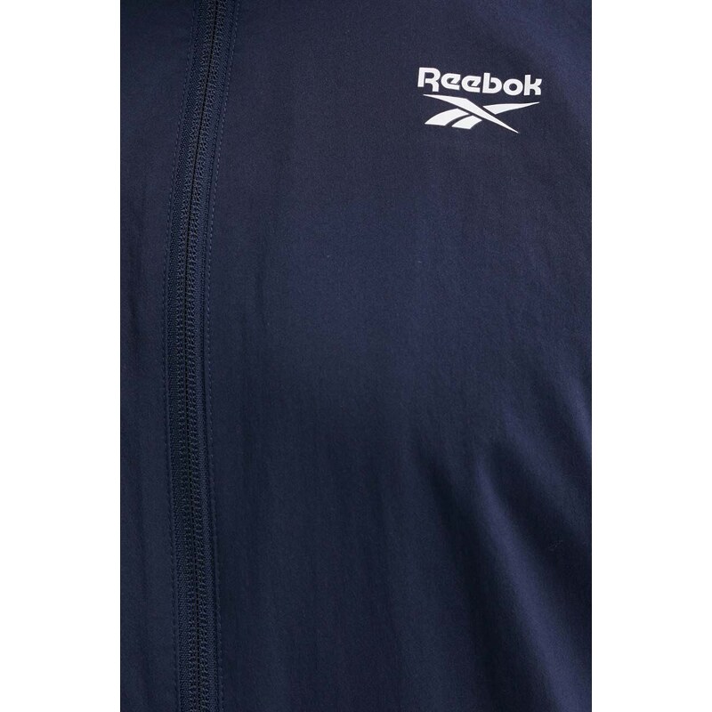 Reebok giacca da trekking Identity Training colore blu navy 100038736
