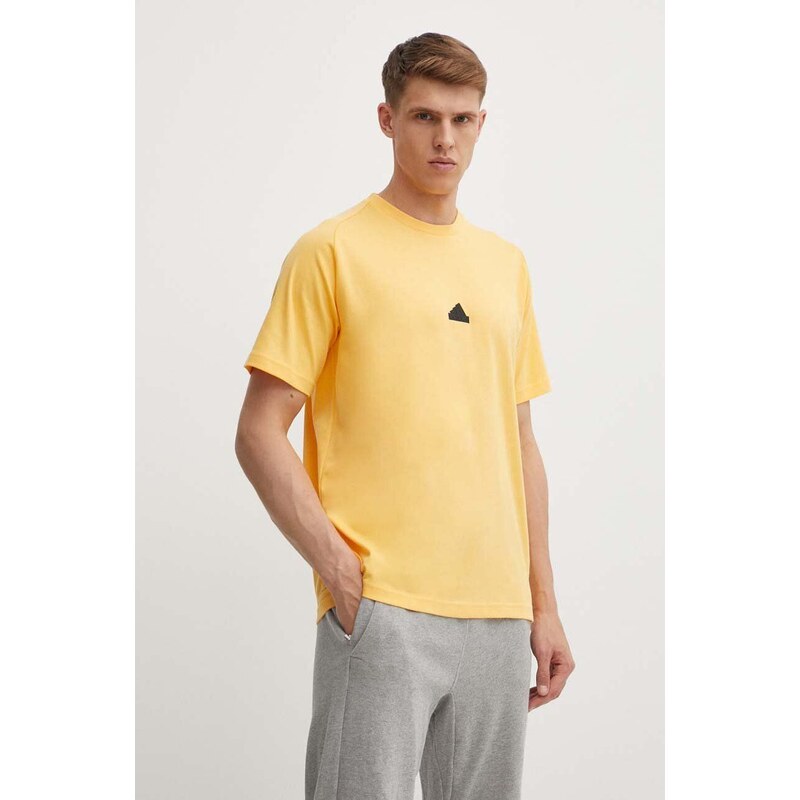 adidas t-shirt Z.N.E uomo colore giallo con applicazione IR5238