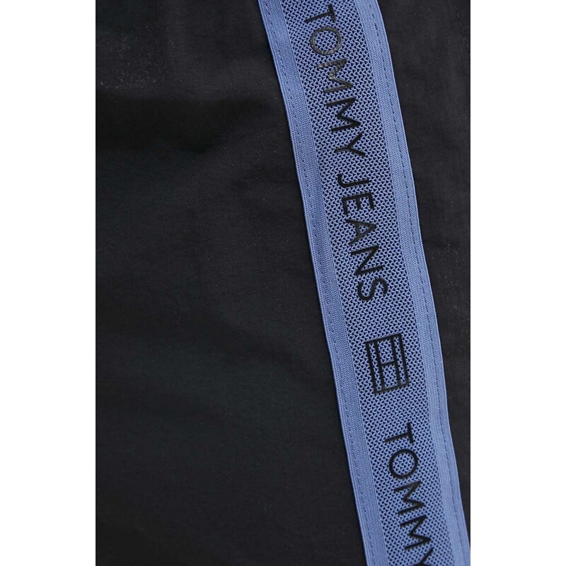 Tommy Jeans pantaloncini da bagno colore nero