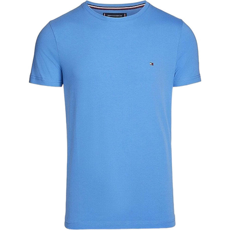 Tommy Hilfiger t-shirt azzurra logo piccolo MW0MW10800